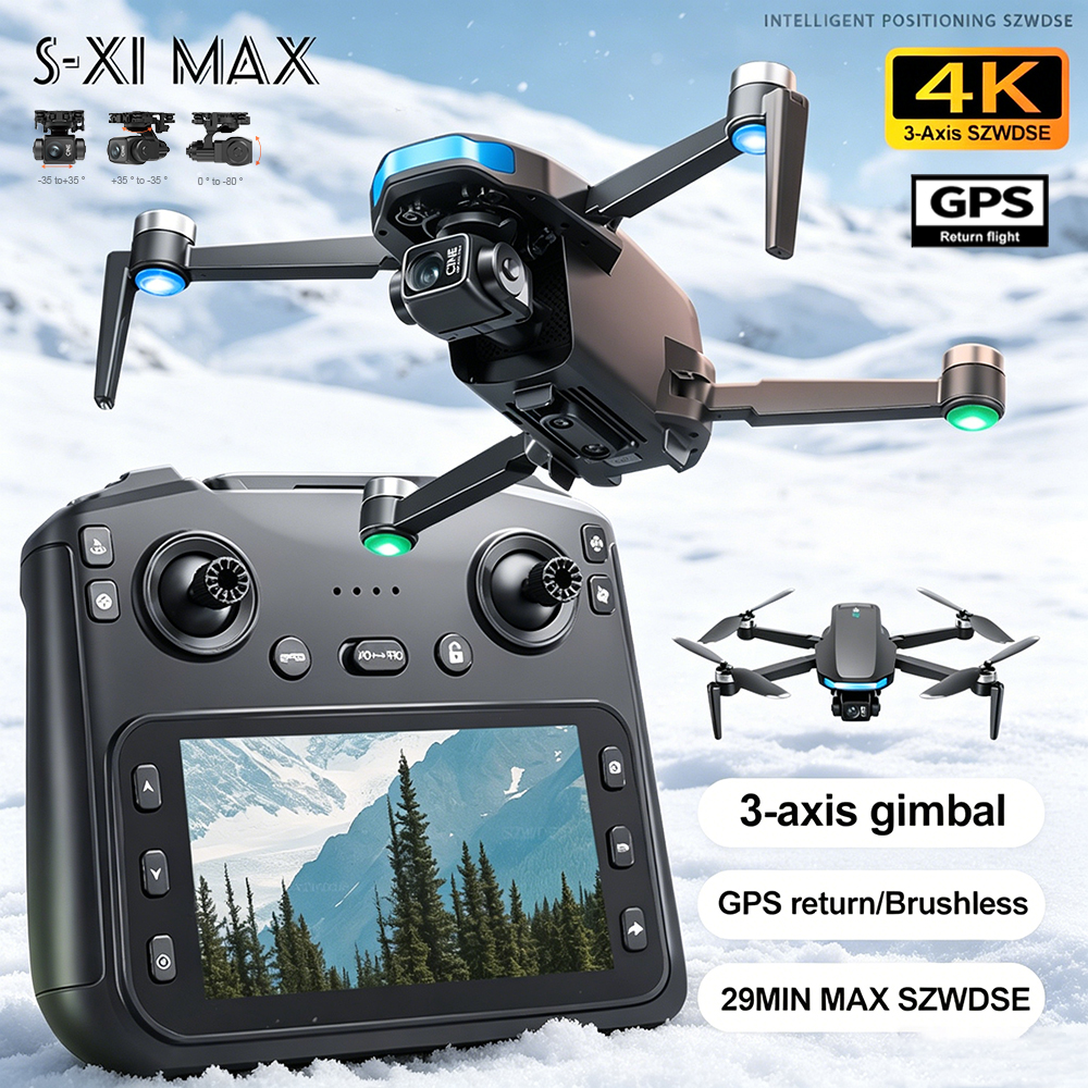 New S-X1 MAX Drone GPS 8K Prof - Drone Gimbal reseña y precio