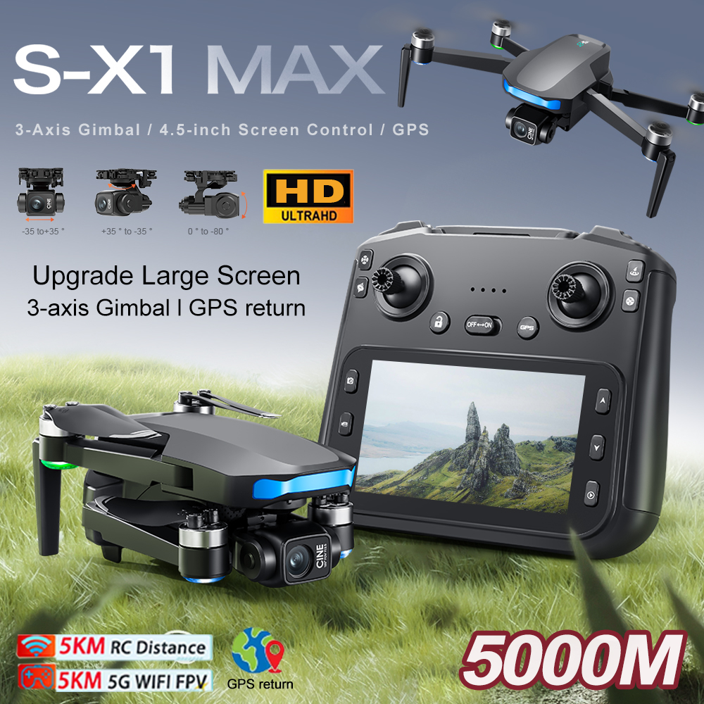 New S-X1 MAX Drone GPS 8K Prof - Drone Gimbal reseña y precio
