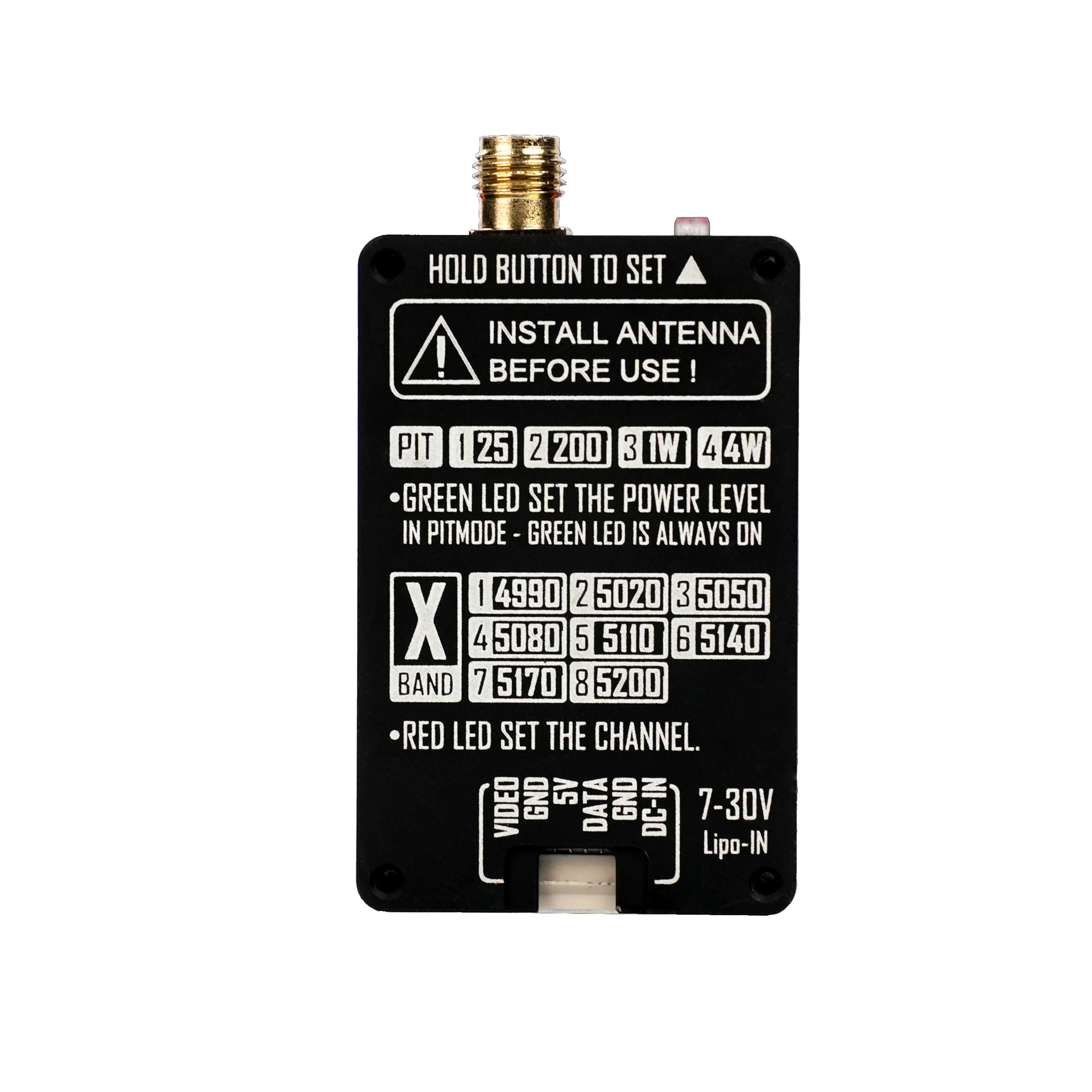 VTX RUSHFPV 4.9G 4W Video Tran - Drone Antenna reseña y precio