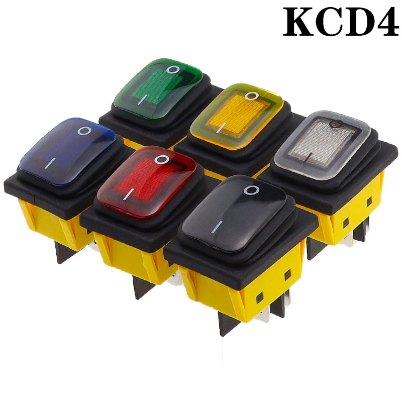 KCD4 on off 30A/250V Heavy Dut - Drone Buzzer reseña y precio